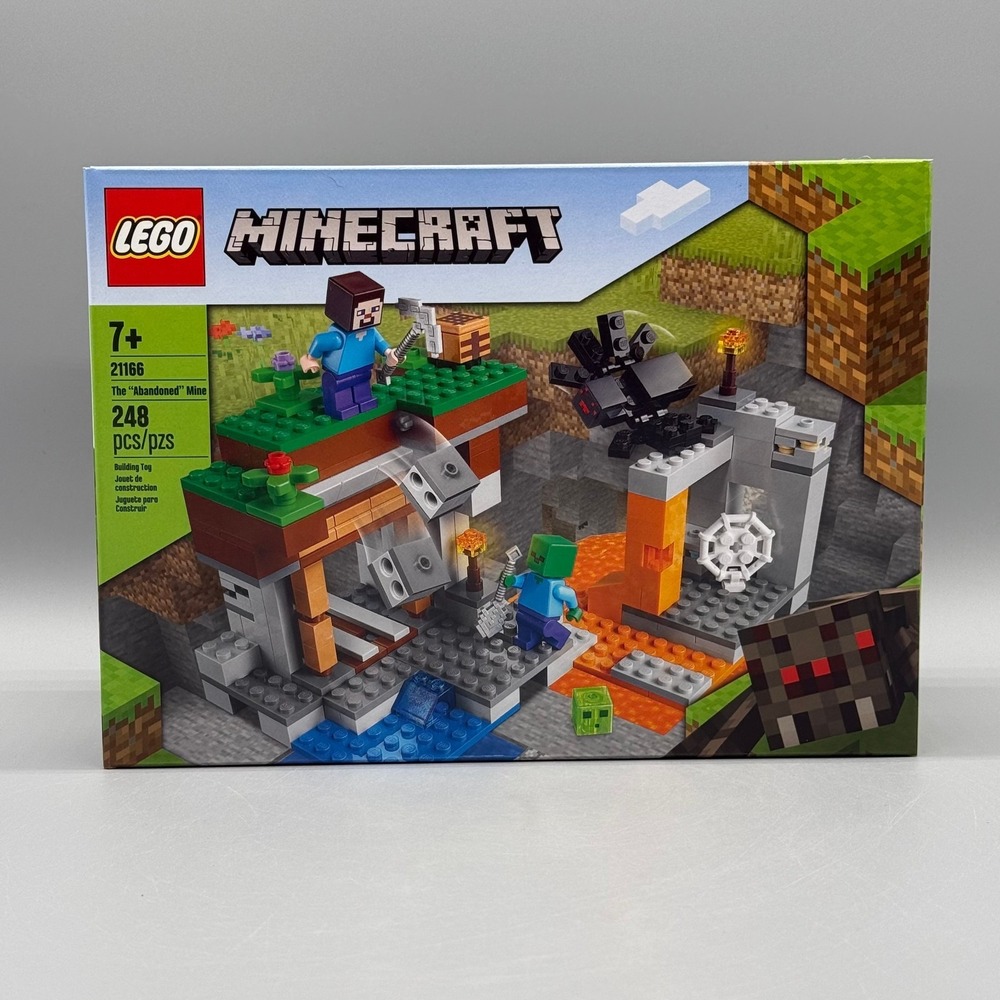 Lego Minecraft #21166 The "Abandoned" Mine Retired Brand New Factory Sealed